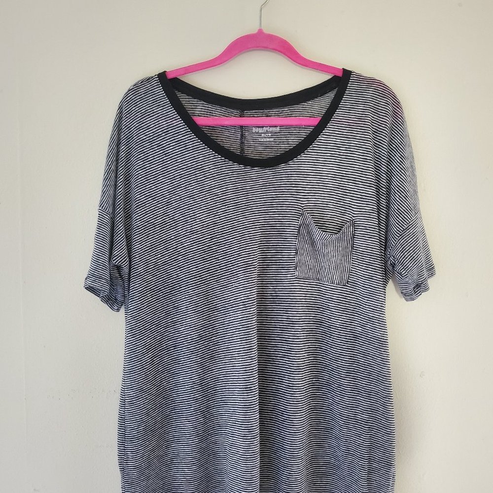 Black and White Striped Shirt